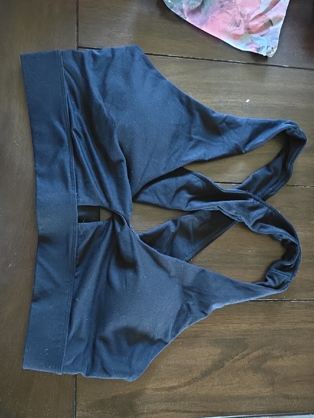 Fabletics Black Crisscross Sports Bra